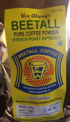 Beatall Coffee Powder French Roast Coffee Powder - 450 gm