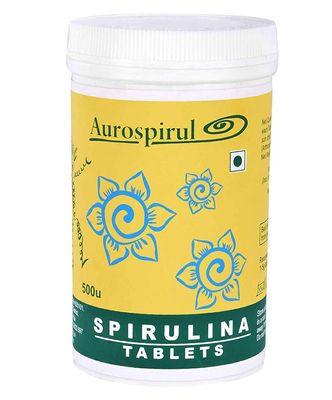 Aurospirul Sun-Dried Spirulina - 500 Tablets (Pack of 1)