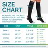 Compression Socks for Men & Women  20-30mmHg Medical Grade Graduated Stockings (Black, Medium) view 4
