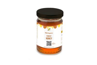 B&B Organics Lab Tested Forest Honey (250 g)