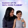 Oral B ORIGINAL Kids Rechargeable Electric Toothbrush Soft Replacement Brush Heads [10X POWERFUL THAN COMPATIBLE PRODUCTS], Frozen Characters, 2 Refills, Deep clean between teeth view 2