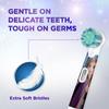 Oral B ORIGINAL Kids Rechargeable Electric Toothbrush Soft Replacement Brush Heads [10X POWERFUL THAN COMPATIBLE PRODUCTS], Frozen Characters, 2 Refills, Deep clean between teeth view 3