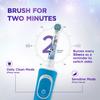 Oral B ORIGINAL Kids Rechargeable Electric Toothbrush Soft Replacement Brush Heads [10X POWERFUL THAN COMPATIBLE PRODUCTS], Frozen Characters, 2 Refills, Deep clean between teeth view 4