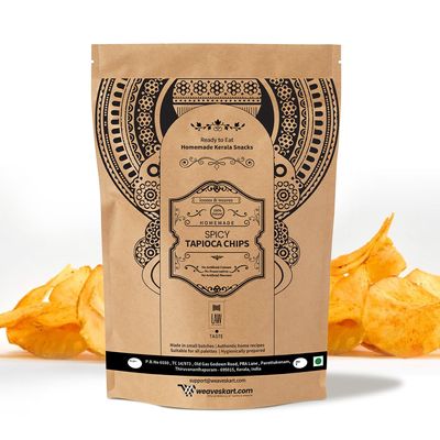 looms & weaves - Spicy Kappa/Tapioca Chips - 250 gm
