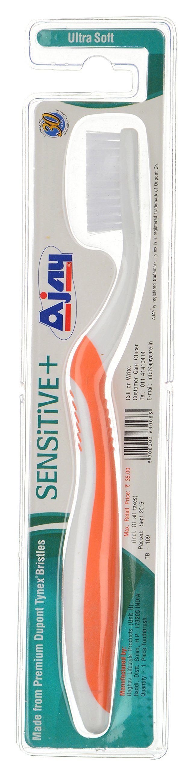Ajay Sensitive+ Manual Toothbrush (Pack of 10)
