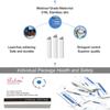 Bevel/14 Pin : Pinkiou 50 Pcs Microblading Needles Permanent Makeup Manual Tattoo Eyebrow Blade Bevel For Eyebrow Tattoo Pens (14 Pin) view 3