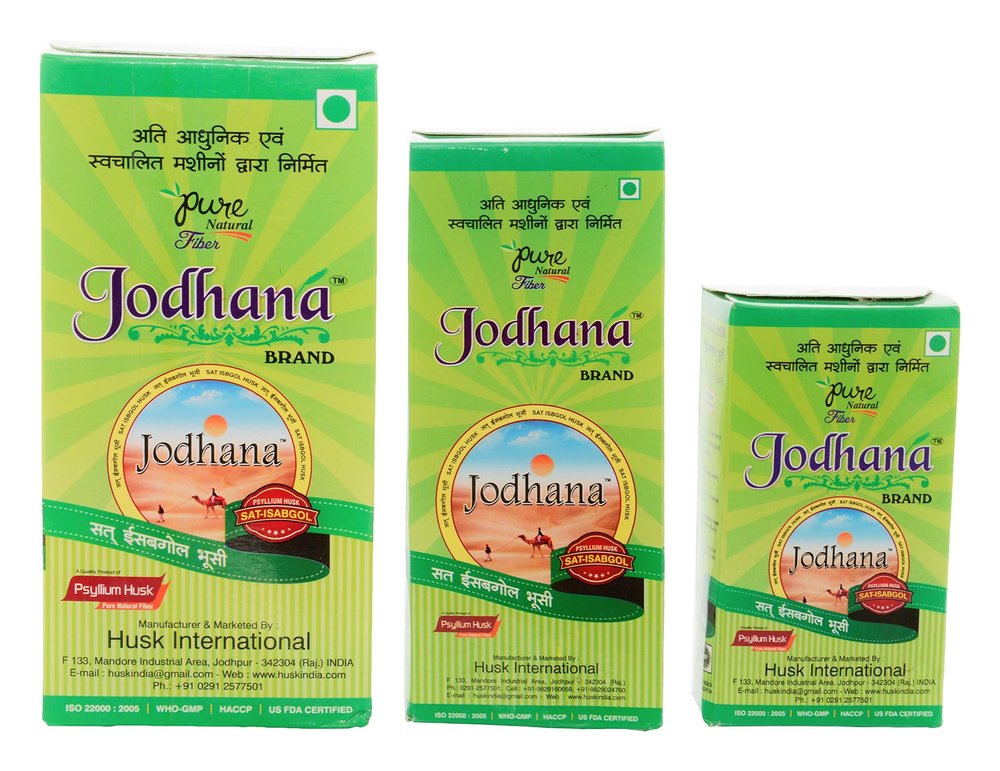 Jodhana Psyllium Husk 350g (Sat-Isabgol) Pack of 3 | 100% Natural Soluble Fiber Supplement | Supports Gut Health & Regular Bowel Movements