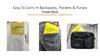 Gypsy Disposable Paper Toilet Seat Covers -125 Sheets (5 x 25) | Flushable & Nature Friendly | Travel Pack For Skin Protection In Unhygienic Public Toilets. view 3