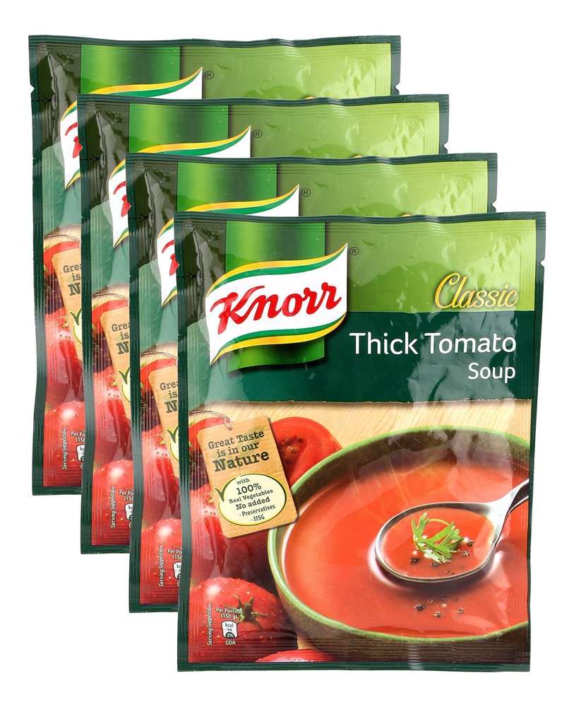 Big Bazaar Combo - Knorr Classic Soup Thick Tomato, 53g (Buy 3 Get 1, 4 Pieces) Promo Pack