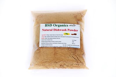 BSD Organics Natural Dish wash Cleaning Powder - 200 gm