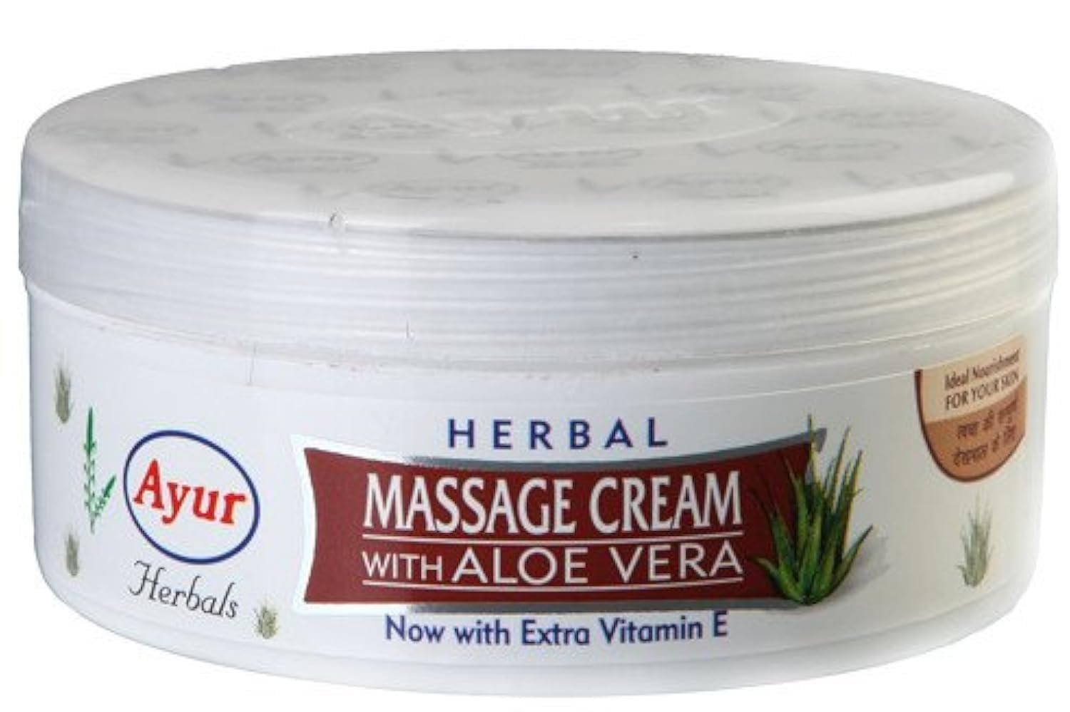 Ayur Herbals Massage Cream with Aloe Vera (Pack of 2) (200ml)