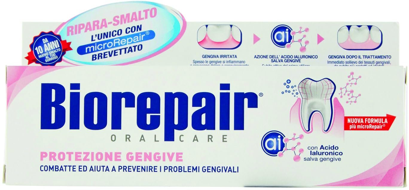 Biorepair: "Protezione Gengive" (Gum Protection) Toothpaste with microRepair