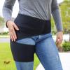 Roxofit Groin Support Compression Brace for Hip Flexor Thigh Hamstring SI Sacroiliac Joint Sciatic Nerve Pain Relief. Adjustable Wrap for Men and Women Provides Recovery for Pulled Muscles view 4