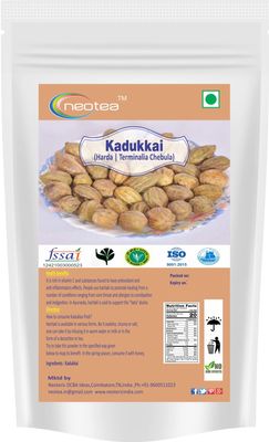 Neotea Harda Terminalia Chebula Kadukkai Haritaki, 250GM 100% Pure Dried Fruit for Digestive Health, Detox, and Wellness Natural Ayurvedic Remedy for Immunity Boost, Detoxification, and Overall Health Support
