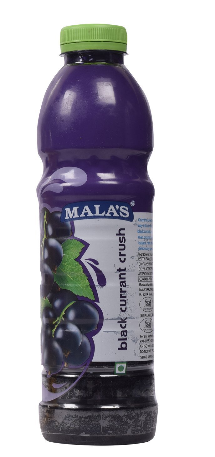 Mala's Juice - Black Current Crush, 750ml Bottle