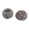 Generic Stainless Steel Household Kitchen Pot Pan Scrubber Cleaning Ball Tool 2 Pcs view 1