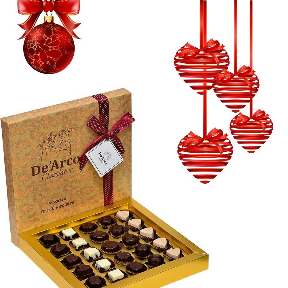 De'arco Chocolatier Valentine Gifts for Girlfriend, Luxury Chocolates, De'arco Chocolatier Blossom 290 G