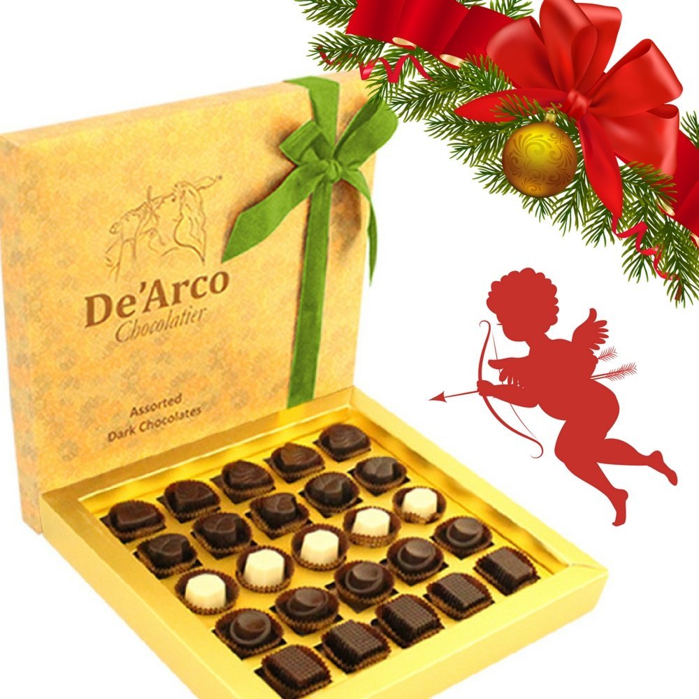 De'arco Chocolatier Valentine Gifts for Girlfriend, Luxury Chocolates, De'arco Chocolatier Luxurious Pride 280 G