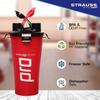 STRAUSS Dual Shaker Pro | Pre & Post Protein Shake On the Go | Leakproof and BPA-Free Material | Dual Shaker Bottle | Protein Shaker Bottle for Gym | Suitable for Both Men and Women, 700ml,(Red) view 4