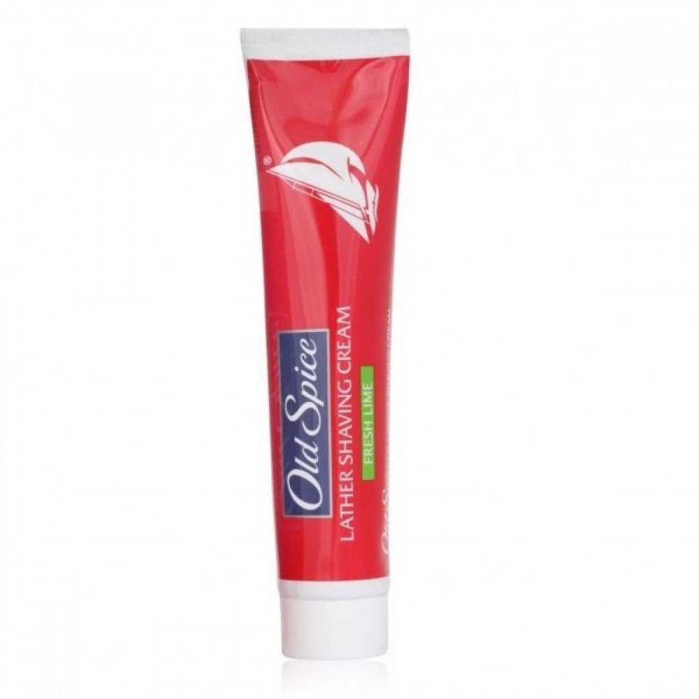 6 X Old Spice Shaving Cream Lather Foaming Fresh Lime 70g X 6 Pack