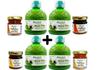 Farm Naturelle-Pure Neem Juice for Purifying Blood and for Skin Glow. 400 ml x 4 Bottles + 55gx4 view 1