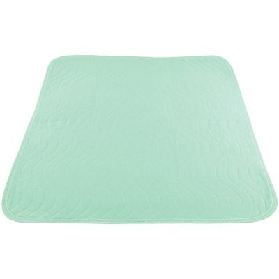 NRS Healthcare Washable & Reusable Absorption Pad for Bed | Incontinence Protection for Bed | Waterproof Backing | No Diaper Rash (Blue) (Without Wings (36" x 36", 3L))