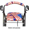 Top Glides "Stars & Stripes" Universal Rollator Walker Seat and Backrest Covers (Patriotic) view 3