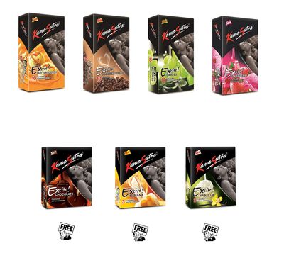 KamaSutra Condoms (Excite - 10 Count (Pack of 4), Excite - 3 Count (Pack of 3))