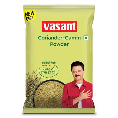 VASANT Masala Coriander Cumin Powder | Coriander Powder | Cumin Powder | Dhana Jeeru | Dhaniya Jeera | Dhana Jiru | Indian Spices & Masala | Vegetarian | 1 Kg