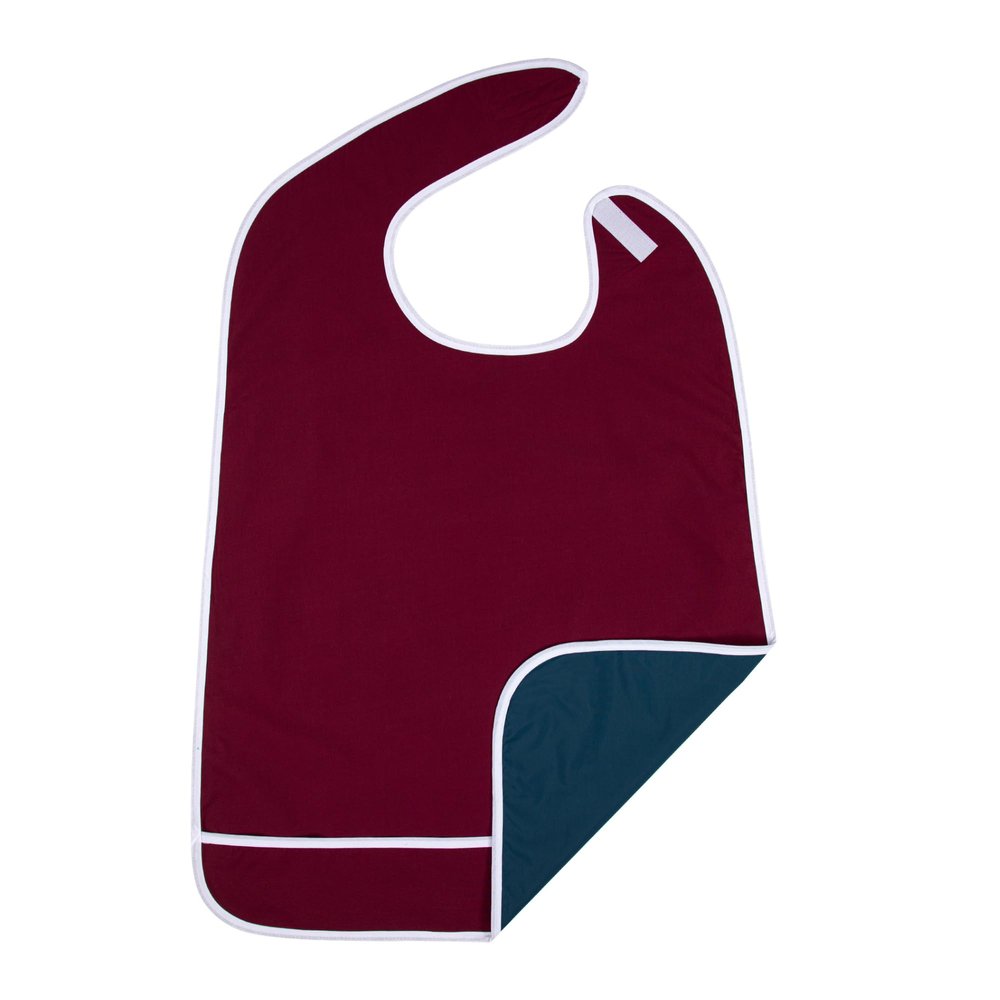 Adult Bibs, Clothing Protector- Absorbent, Waterproof. Keeps Mealtime Neat.(WIDE)