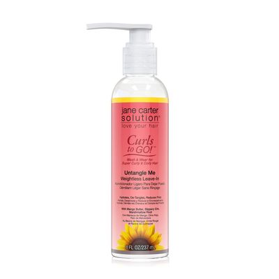 Jane Carter Curls to Go Untangle Me Weightless Leave In 8oz/ 237ml