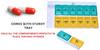 Extra Large Daily Pill Box -Weekly Pill Organizer with 7 Day AM/PM Twice a day Storage Case with Detachable Travel compartments for Vitamins, Supplements and Medicines view 2