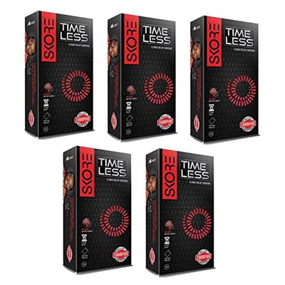 Skore Climax Delay Condoms - 10 Count (Pack of 5)