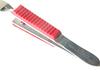 ADDLER DENTAL SOLDERING TWEEZER FIBRE GRIP CROSS LOCK CURVED FOR HOLDING METAL TOOTH CROWN. view 3