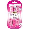 BIC Simply Soleil Women's 3 Blade Disposable Razors, 2 pks of 3 each view 1