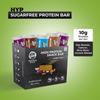 HYP Sugarfree Variety Pack - 8 Bars (2 Oats Brownie+ 2 Espresso+ 2 Berry Burst+ 2 Coconut Almond) view 3