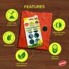 Runbugz 100% Natural Mosquito Repellent Patches for Kids 48 Patches Green - Effective Up to 12 Hours Safe for Kids Protect from Dengue, Malaria, Chikungunya view 3