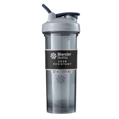 BlenderBottle C02015 Tritan Pro32 Shaker Bottle, 945 ml (Pebble Grey)
