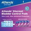 Attends Discreet Bladder Control Pads, Maximum Absorbency Liner Pads, ADPMAX - Pack of 20 view 3