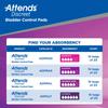 Attends Discreet Bladder Control Pads, Maximum Absorbency Liner Pads, ADPMAX - Pack of 20 view 4