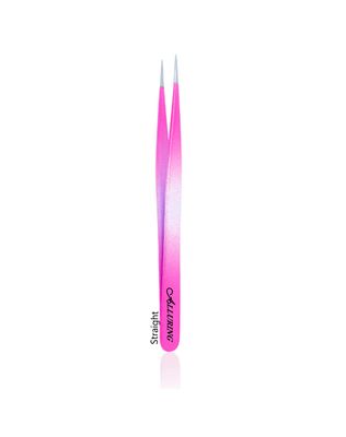 Alluring Ombre Bright Pink & Light Blue Tweezers