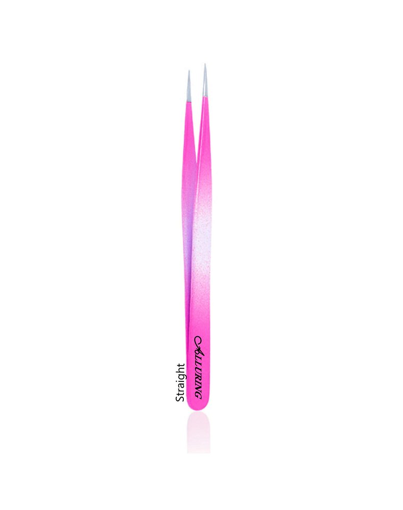 Alluring Ombre Bright Pink & Light Blue Tweezers