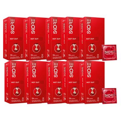 Skore Condoms - 10 Count (Pack Of 10, Not Out)
