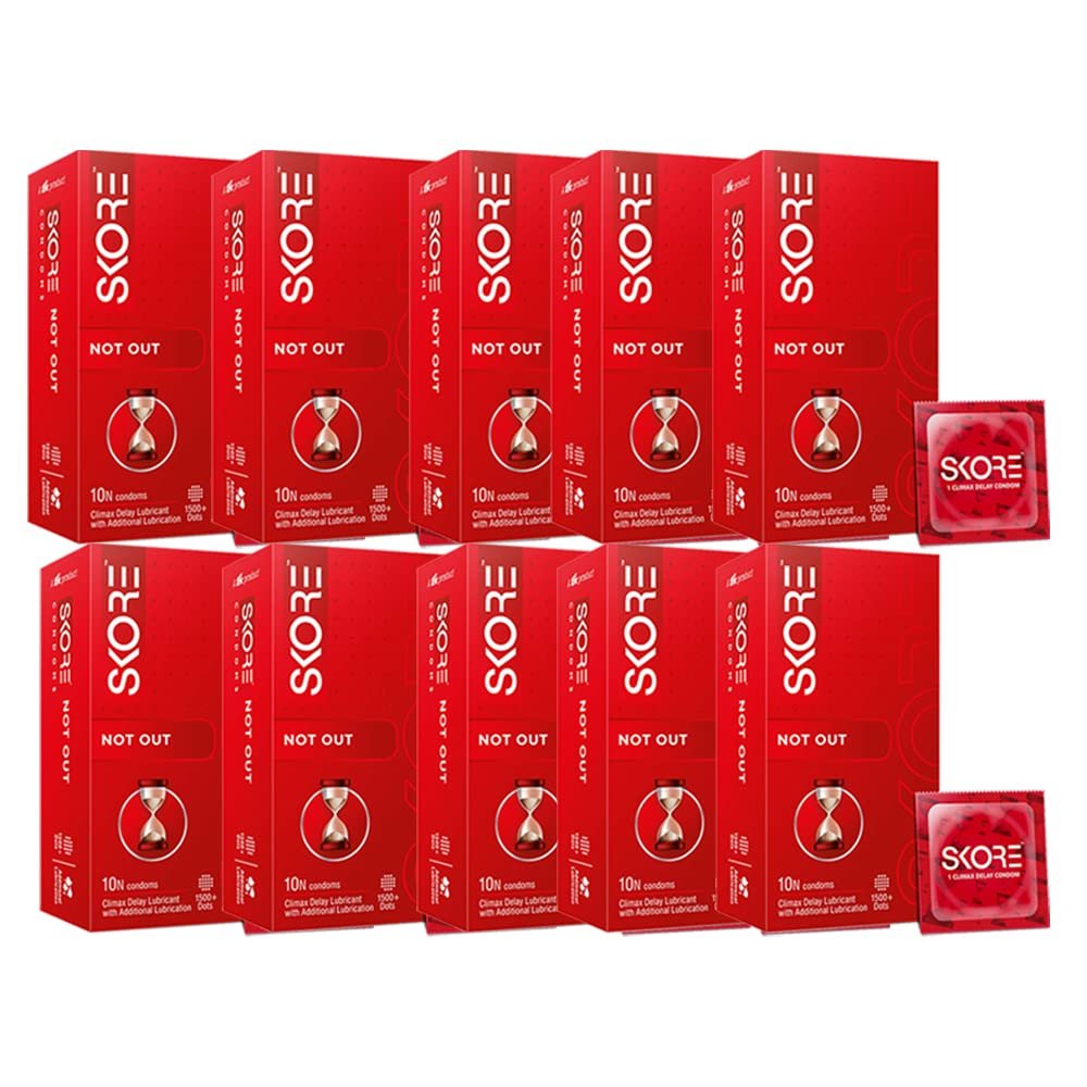 Skore Condoms - 10 Count (Pack Of 10, Not Out)