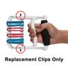 Sammons Preston Replacement Clips for Basic Ergonomic Hand Exercisers, Package of 4 Extra Sliders for Hand Exerciser to Strengthen Fingers, Thumbs, and Hands in Physical Therapy view 2
