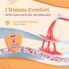 AMMY Advanced Dry Ultra All Night Cottony Soft Ultra Thin Womens/Girls Sanitary Pads with Wings (Napkins) - XXL Wings (30 Pieces) view 2