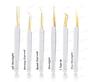Alluring White with Gold Tip Tweezers for Eyelash Extension for Volume Lashes view 2