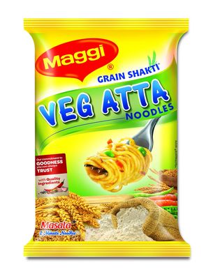 Maggi Veg Atta Noodles, 75g Each (Pack of 12)