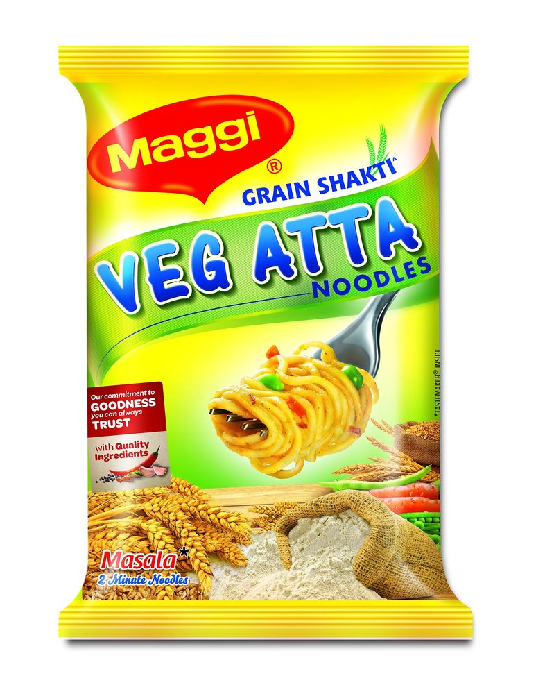Maggi Veg Atta Noodles, 75g Each (Pack of 12)