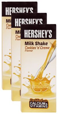 Hypercity Combo - Hershey's Milk Shake Cookies and Creme, 250ml (Pack of 3) Promo Pack